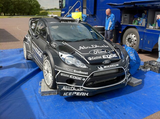 Ford Fiesta RS WRC turns mean and moody for French test